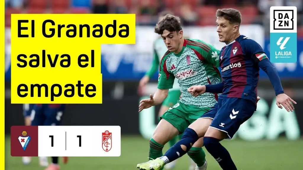 Eibar Domina a Granada en un Partido Decisivo de LaLiga Hypermotion