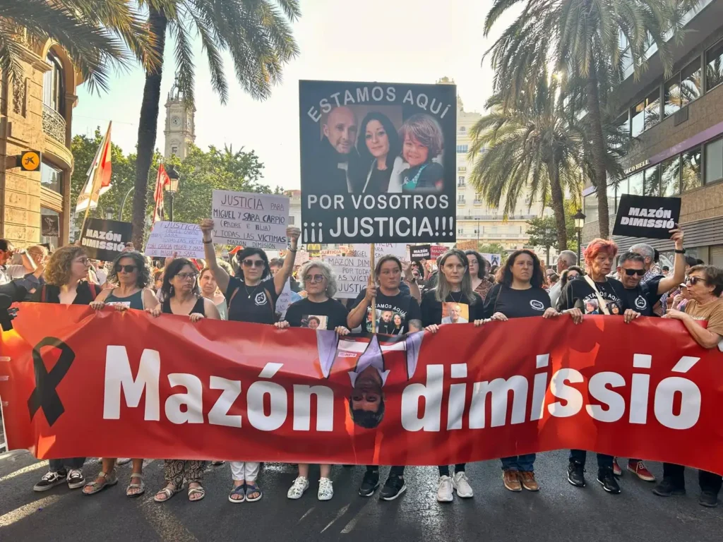 Protestas en València: Un clamor por justicia y responsabilidad tras la dana