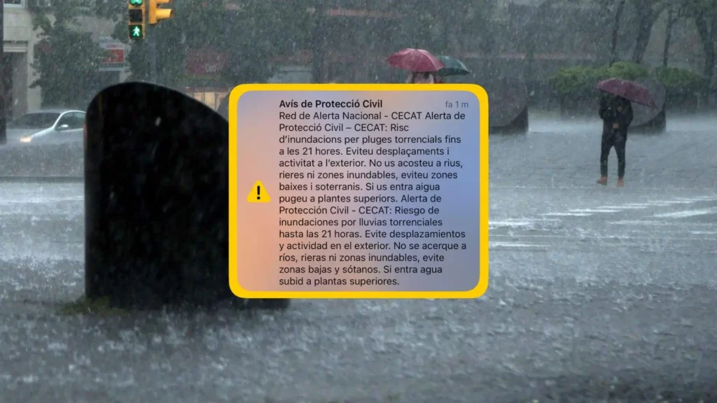 Alertas Meteorológicas en Catalunya: Fuertes Lluvias y Riesgo de Inundaciones