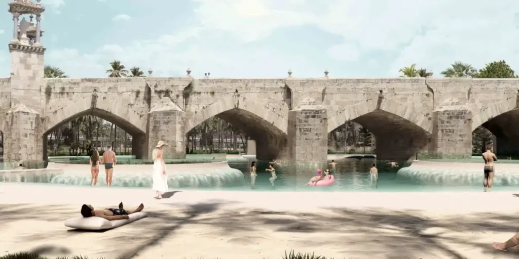 El Turia se Transforma en un Mar de Piscinas Tras el Temporal