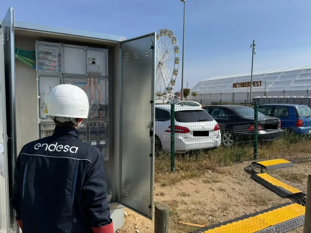 Corte de Electricidad en el Oktoberfest de Santa Susanna por Enganche Ilegal