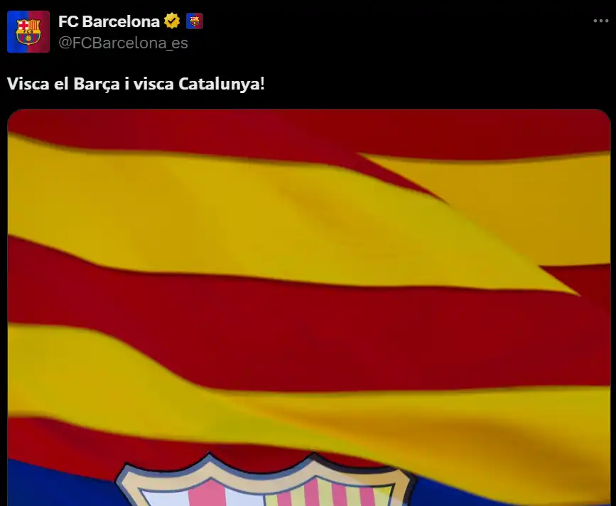 El Mensaje del FC Barcelona en el Día de la Hispanidad