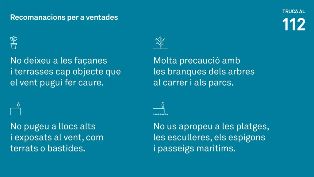 Barcelona Enfrenta Fuertes Vientos: Medidas de Seguridad y Prevención