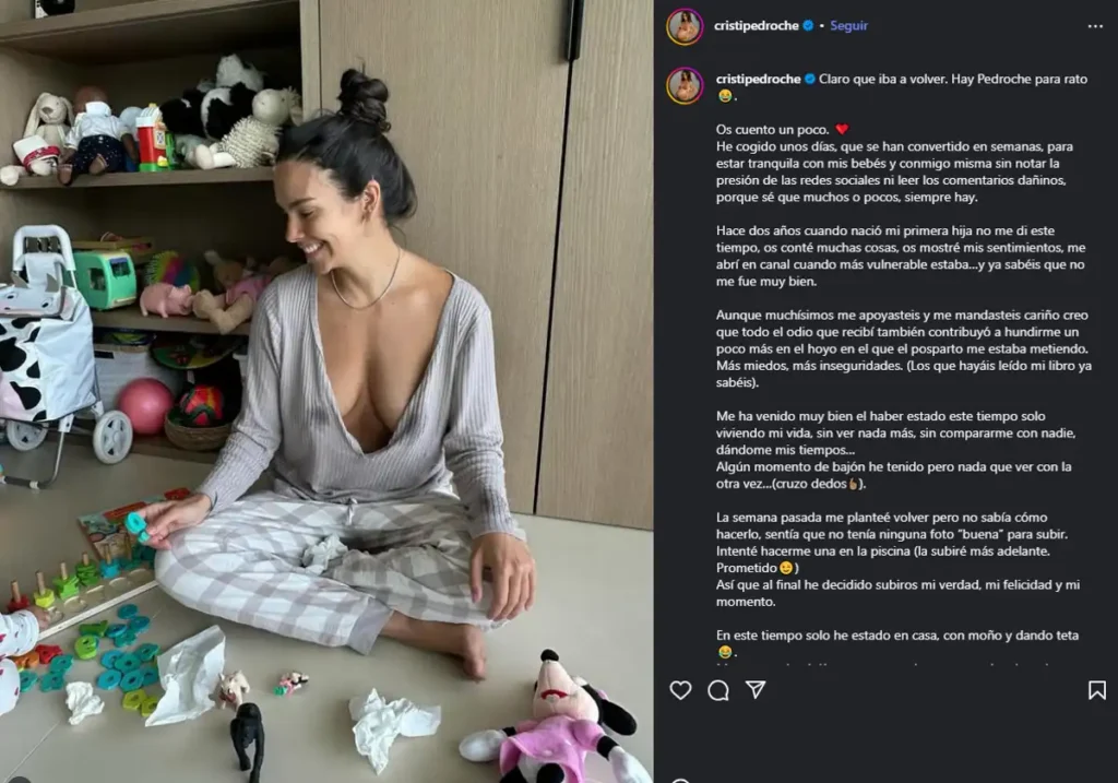 Cristina Pedroche: Reflexiones sobre la Maternidad y su Regreso a la Televisión