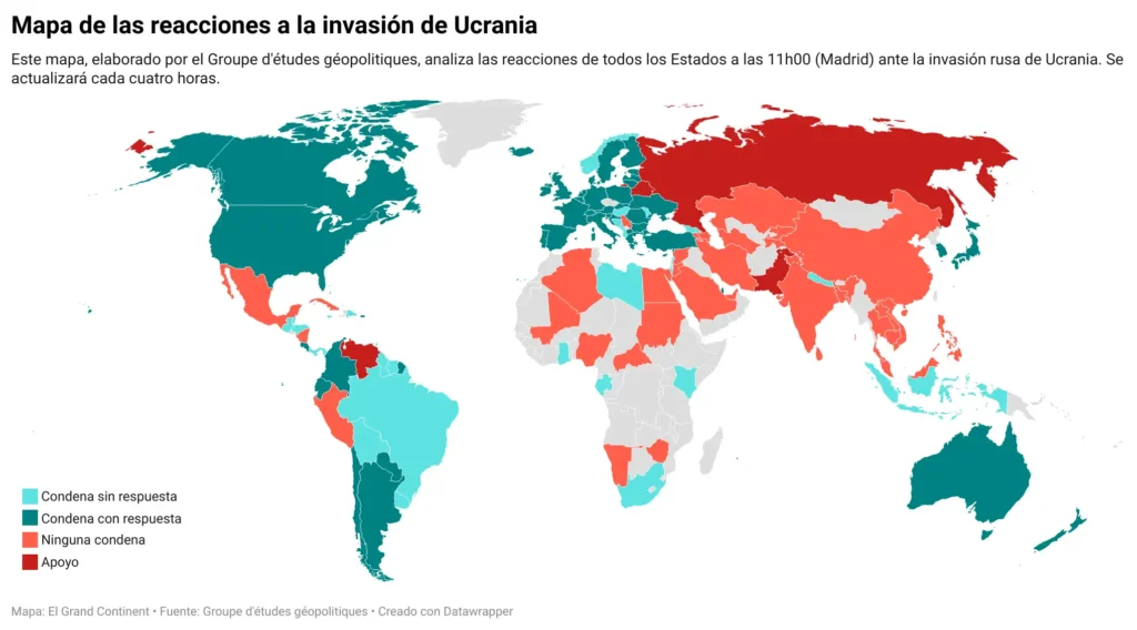 Desarrollo del Conflicto en Ucrania: Últimas Actualizaciones y Reacciones Internacionales