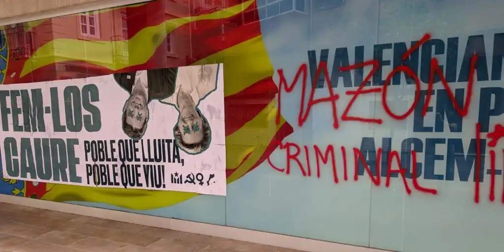 Incidentes de Vandalismo en la Sede del Partido Popular en València