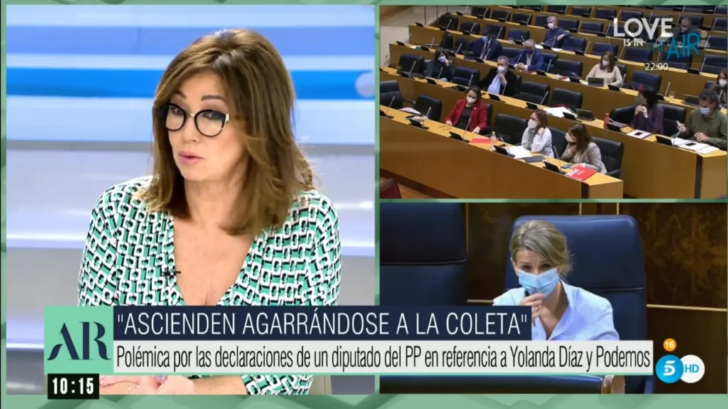 Ana Rosa Quintana y su contundente crítica al Partido Popular