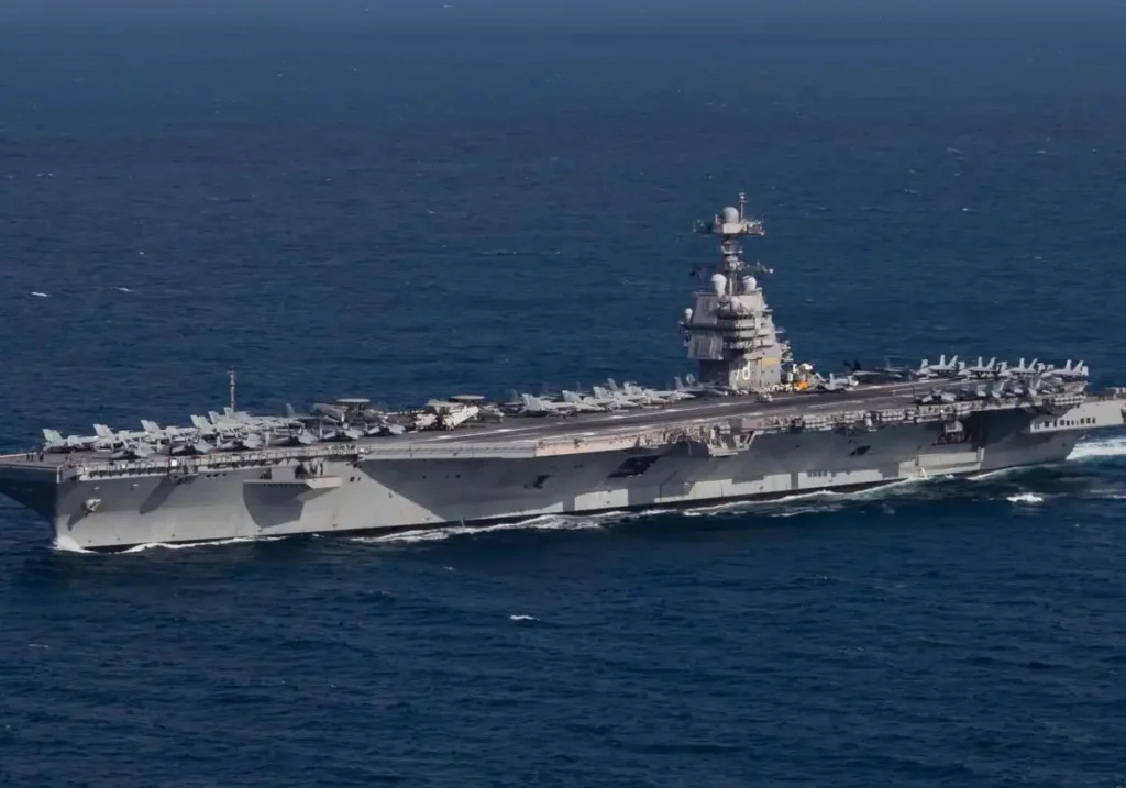 El USS Gerald R. Ford: La Potencia Naval de EE.UU. en el Caribe