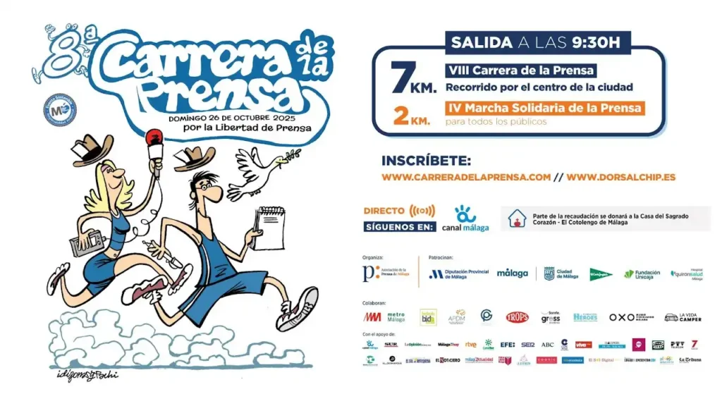 Éxito Rotundo en la VIII Carrera de la Prensa de Málaga