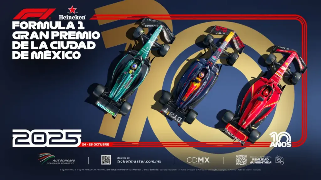 Todo lo que necesitas saber sobre el Gran Premio de México 2025 de Fórmula 1