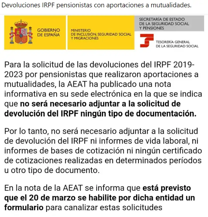 Devolución del IRPF a Pensionistas: Lo Que Necesitas Saber