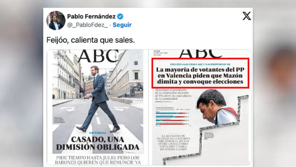 Reacciones a la Portada de ABC: Crisis de Liderazgo en el PP Valenciano