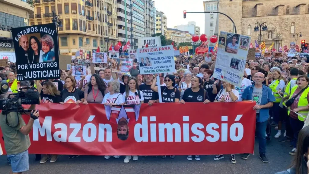 La Lucha de los Valencianos: Una Manifestación por la Justicia
