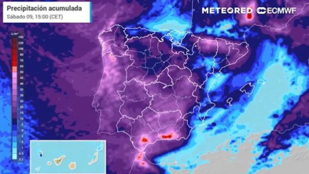 Alertas Meteorológicas en España: Fuertes Lluvias y Vientos en Varias Comunidades