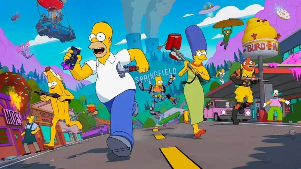 El Éxito de la Colaboración entre ‘Los Simpson’ y ‘Fortnite’