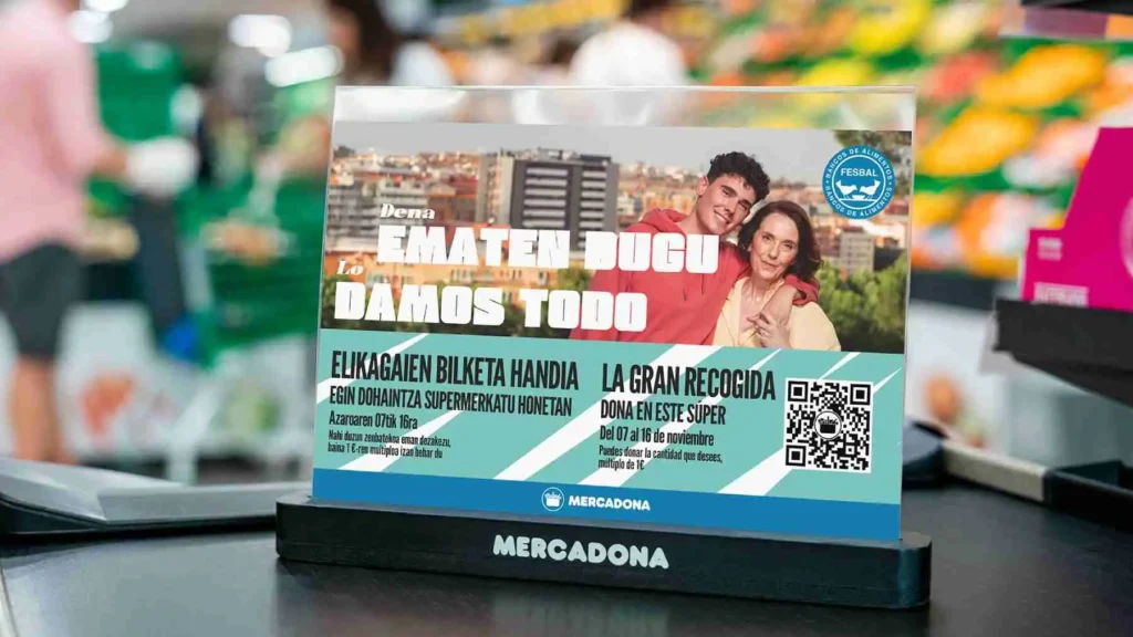 Mercadona se Une a la Gran Recogida de Alimentos 2025 para Ayudar a los Más Necesitados