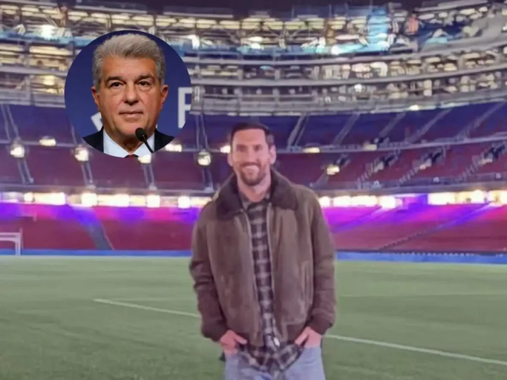 Laporta y Messi: Un Encuentro Espontáneo en el Camp Nou