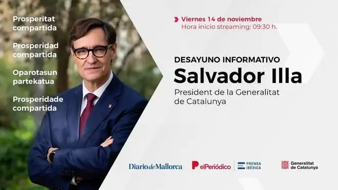 Salvador Illa Presenta su Modelo Territorial en Palma de Mallorca