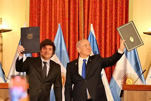 Controversia en torno a las declaraciones de Javier Milei sobre Netanyahu