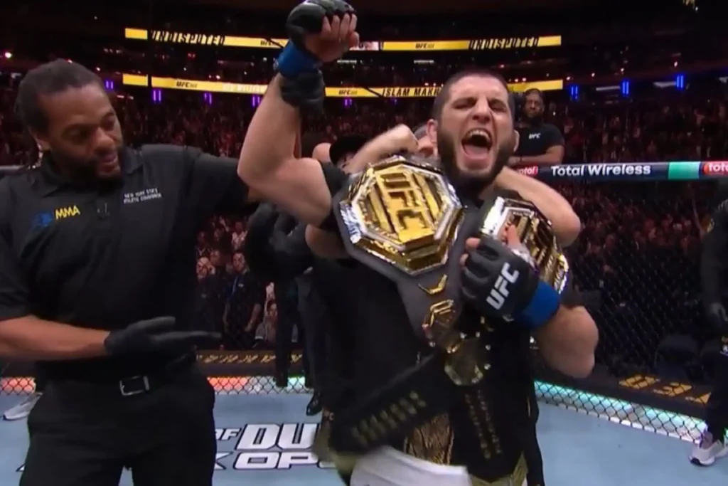 Islam Makhachev: Un Doble Campeón en la UFC y la Controversia de Topuria