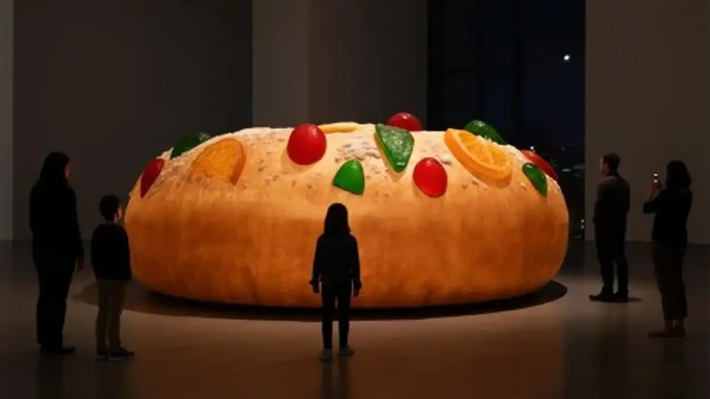 Una Navidad Singular: El Roscón Gigante del DHub en Barcelona