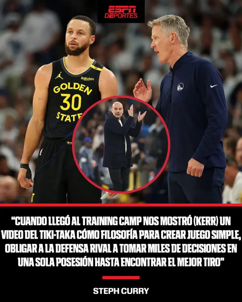 La Influencia del ‘Tiki Taka’ en el Baloncesto: Curry y Guardiola