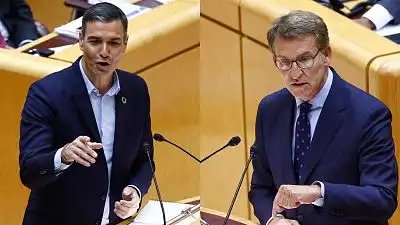 Controversia en el Congreso: Sánchez y Feijóo en el Centro del Debate Político