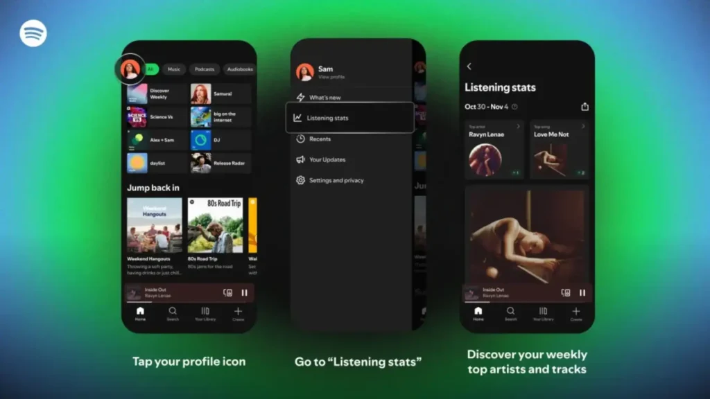 Spotify Revoluciona la Experiencia Musical con Estadísticas Semanales
