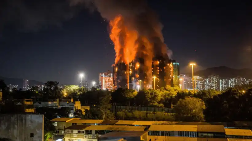 Tragedia en Hong Kong: Incendio mortal en un complejo residencial