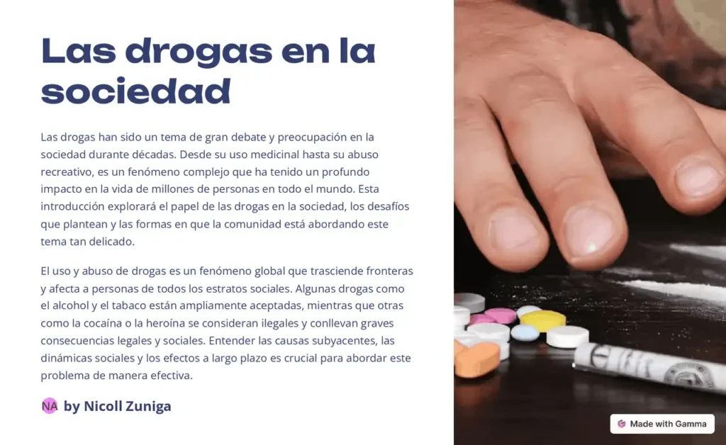 Explorando el Impacto de las Drogas en la Sociedad Actual