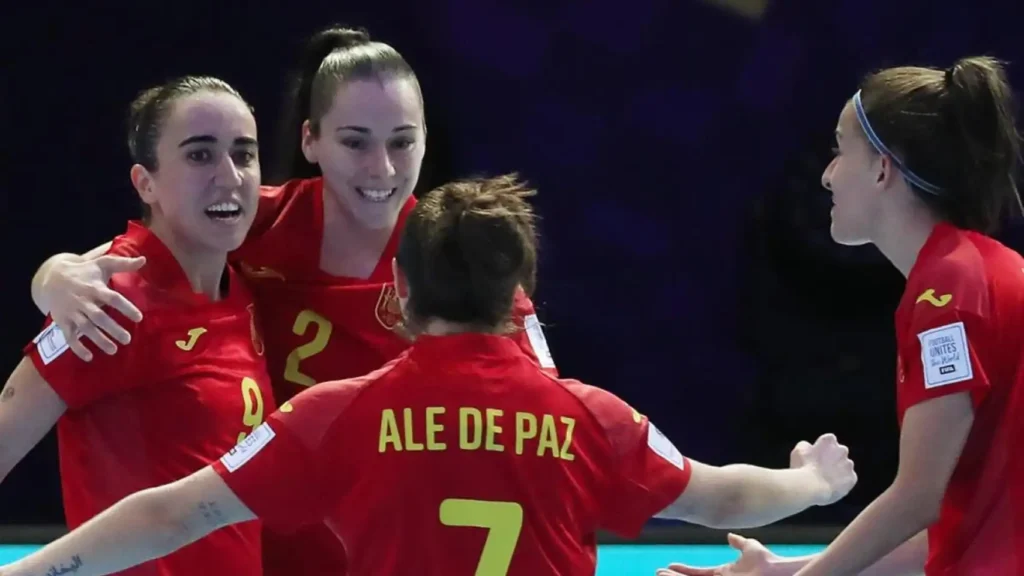 La Selección Española Femenina Brilla en el Mundial de Fútbol Sala con una Victoria Contundente