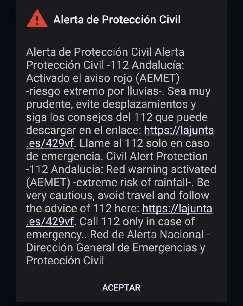 Alerta Meteorológica en Andalucía: Precauciones ante el Aviso Rojo por Lluvias