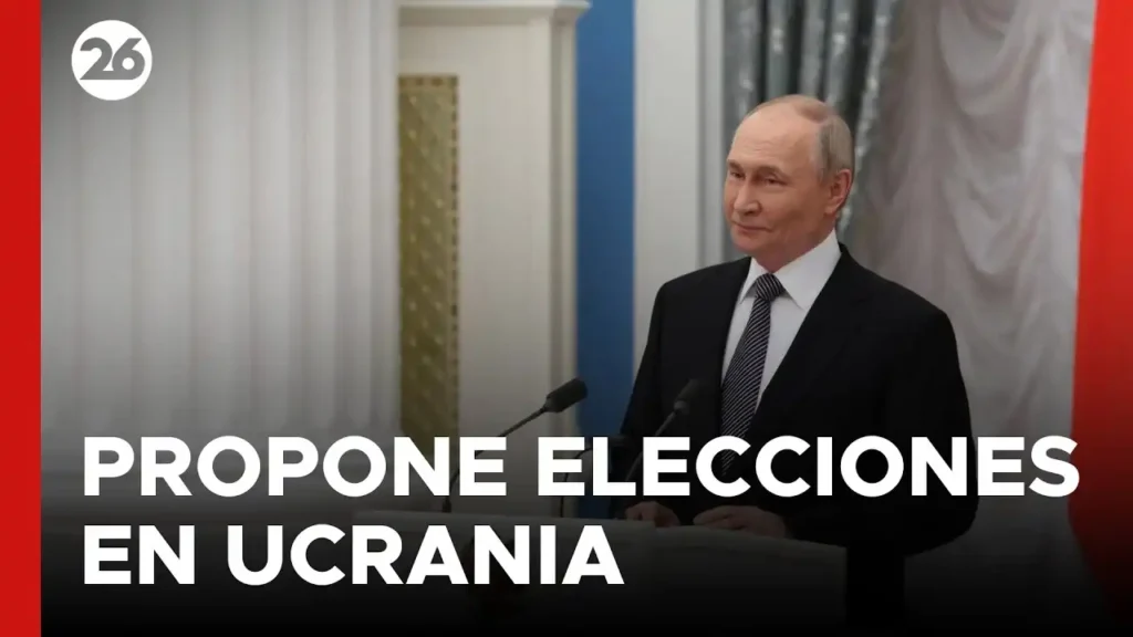 Putin Propone Tregua en Ucrania a Cambio de Elecciones Favorables