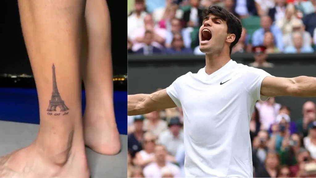 Carlos Alcaraz: Un nuevo tatuaje que celebra sus logros en el tenis