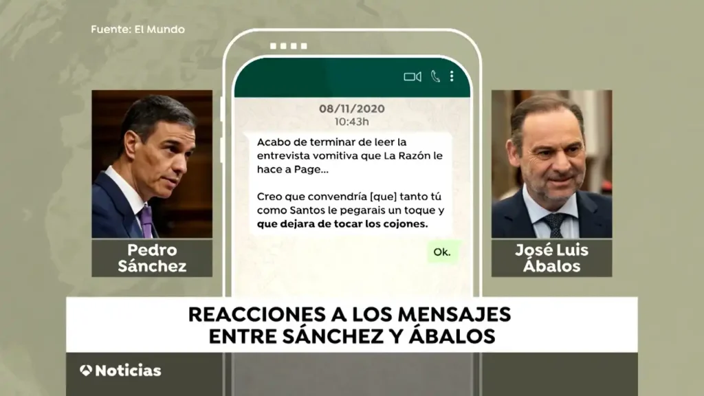 Controversia en la Política Española: Mensajes Filtrados y Reacciones en Redes Sociales