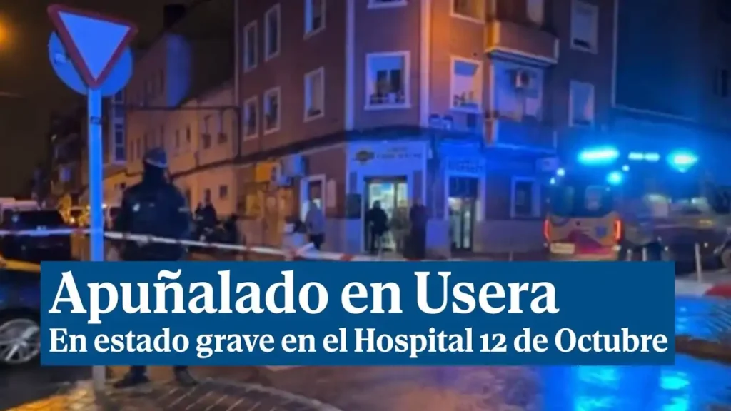 Tragedia en Usera: Un hombre apuñalado y un arresto por homicidio