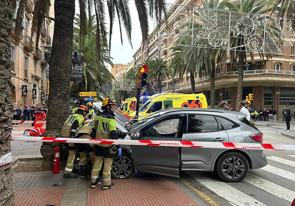 Accidente en Alameda de Colón: Un atropello deja tres peatones heridos