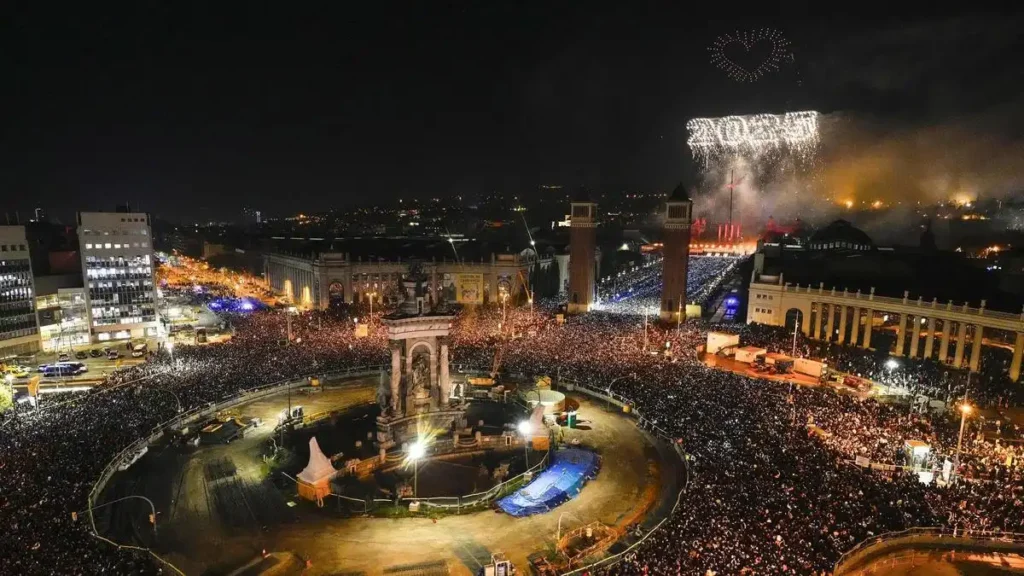 Barcelona se Prepara para un Fin de Año Espectacular con Drones y Música