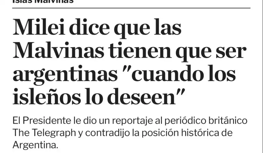 Milei y la Diplomacia Argentina: Un Nuevo Enfoque hacia las Malvinas