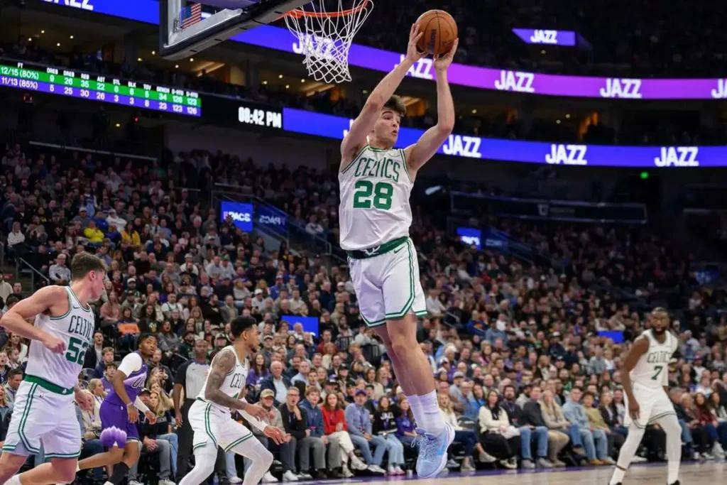 Hugo González brilla en la victoria de los Celtics ante los Jazz