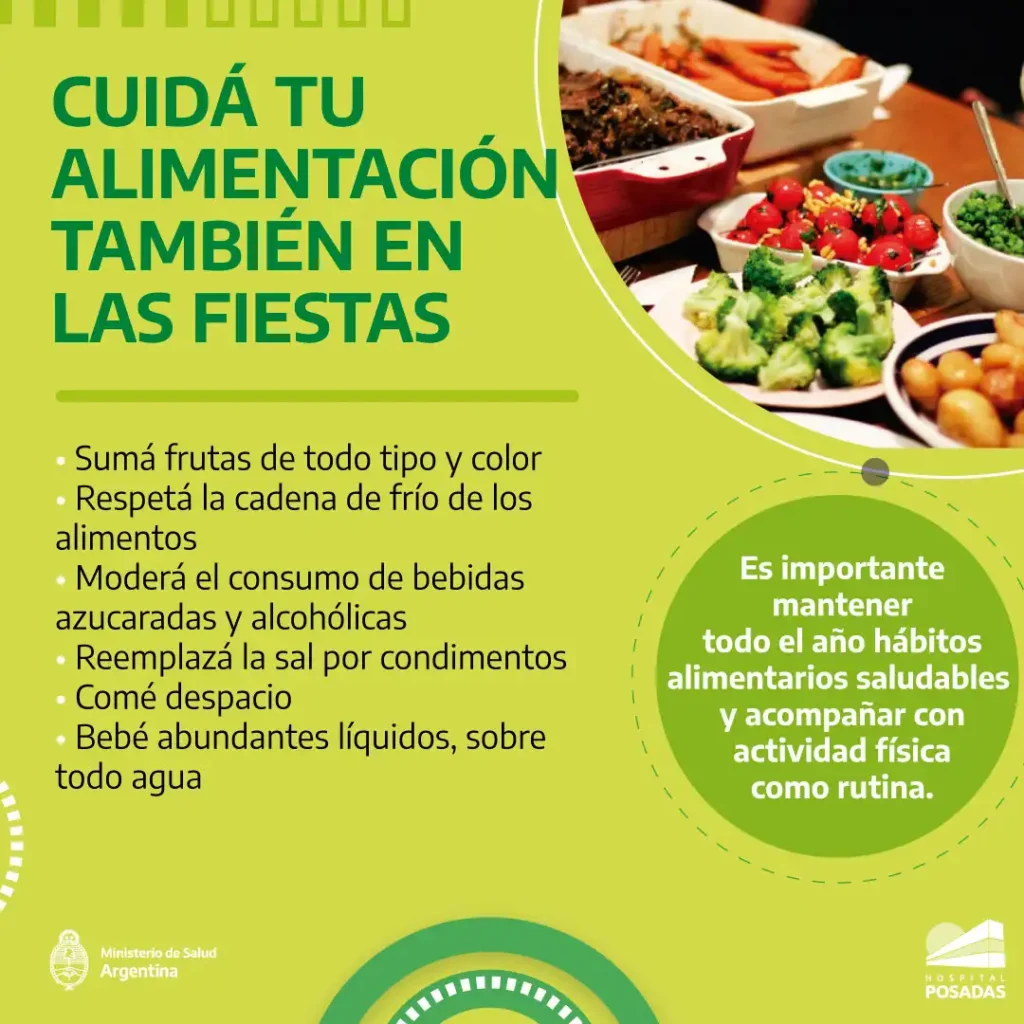 Consejos para Mantener una Alimentación Saludable Durante las Fiestas