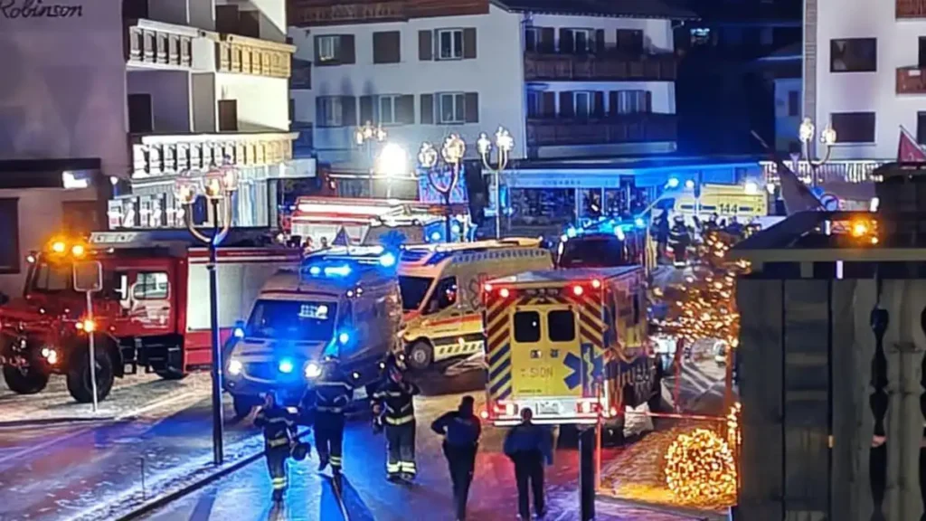 Incendio Devastador en una Estación de Esquí Suiza: Un Fin de Año Trágico