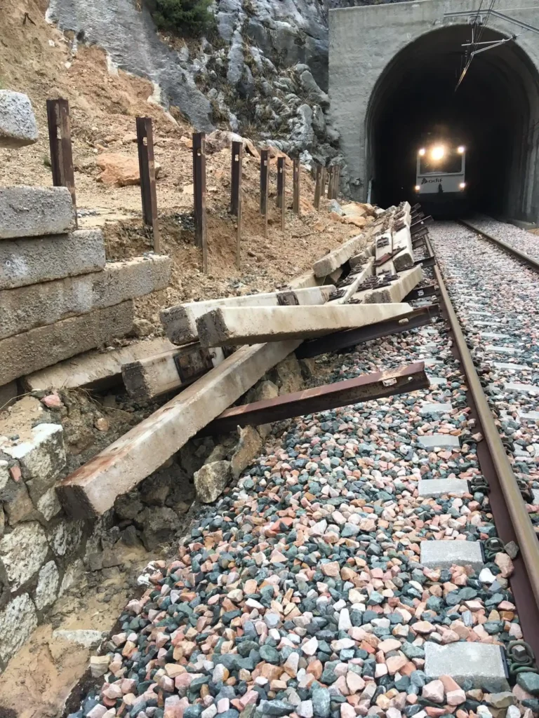 Recuperación del Servicio Ferroviario entre Algeciras y Antequera tras el Temporal