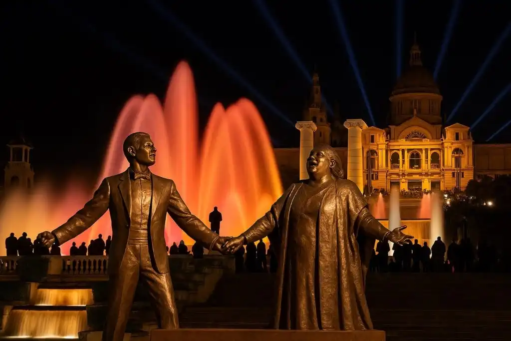 Un Homenaje Inesperado: Estatuas de Caballé y Mercury en Montjuïc