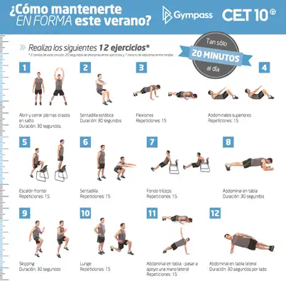 Rutina de Ejercicios para Mantenerse en Forma Todo el Año