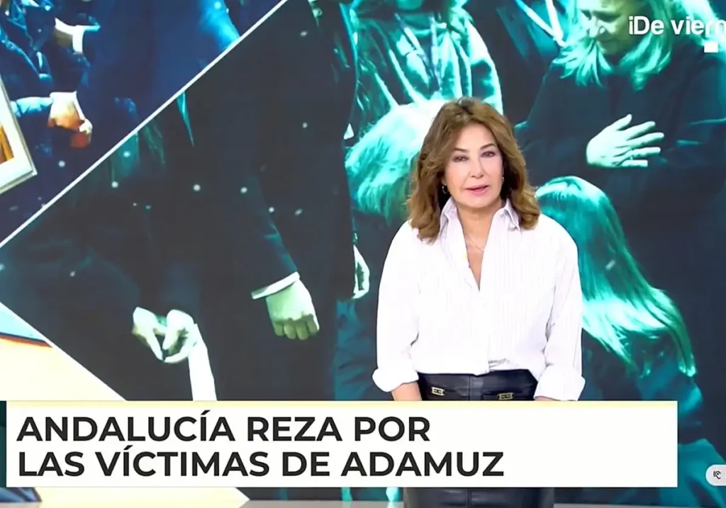 Ana Rosa Quintana critica la ausencia de Pedro Sánchez en el funeral de Adamuz
