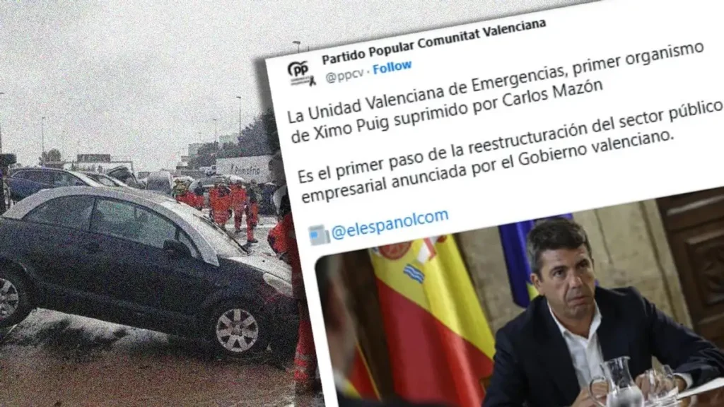 Controversia en torno a la gestión de emergencias en la Comunitat Valenciana