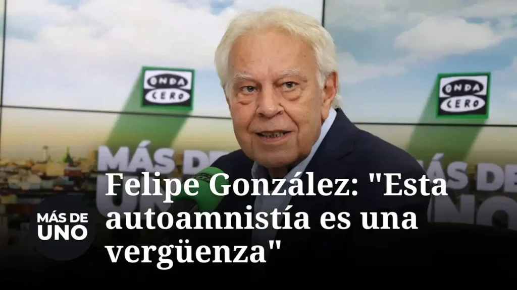 Felipe González critica la falta de autocrítica en el PSOE y sugiere votar en blanco
