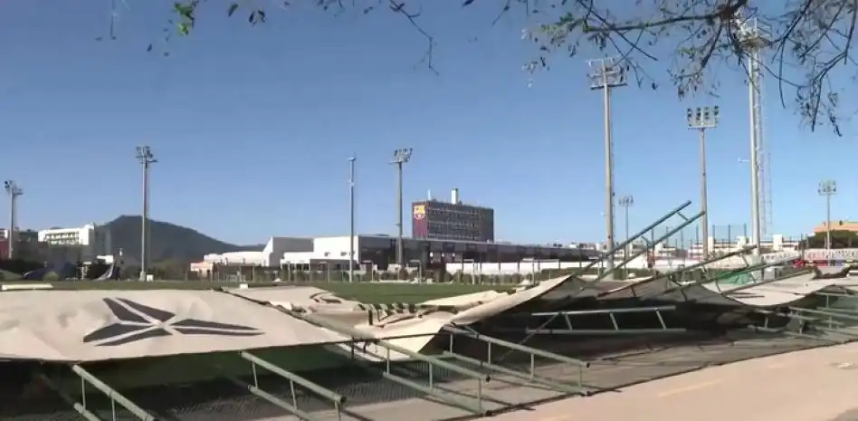 Impacto del Temporal en las Instalaciones del FC Barcelona
