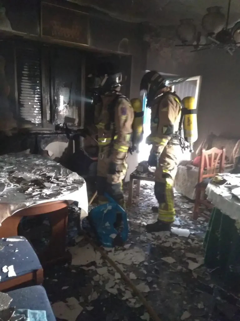 Incendio en La Arboleja Murcia: muerte de anciano y herida por inhalación de humo